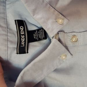 Boys lands end button up shirt